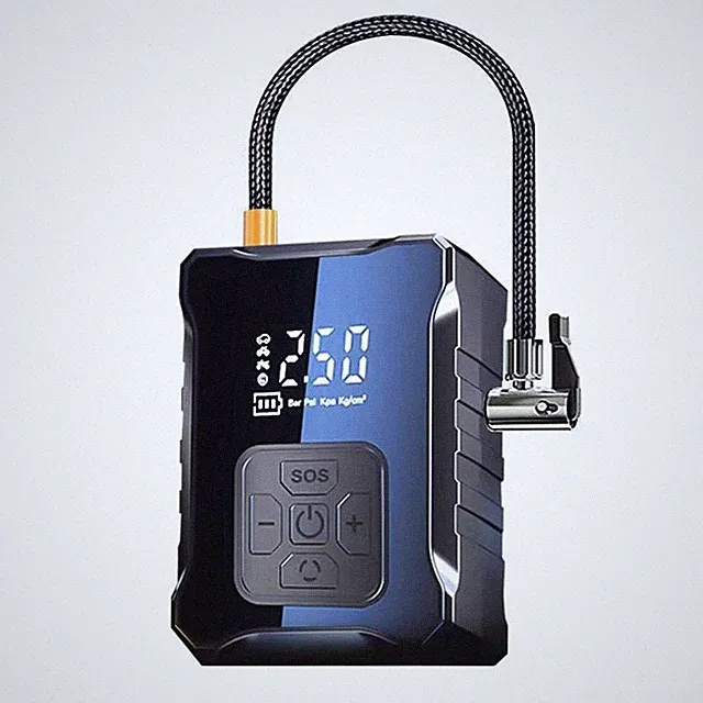 150PSI Cordless Tire Inflator with Car Charger Digital Air Compressor with LED L