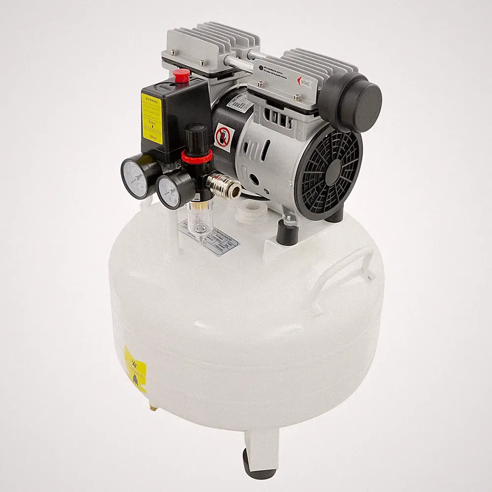 550W 7.93 Gal 1700 r/min Freestanding Electric Air Compressor with Muffler White