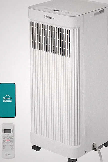 8,500 BTU ASHRAE (5,000 BTU SACC) Portable Air Conditioner, Smart Control, Cools