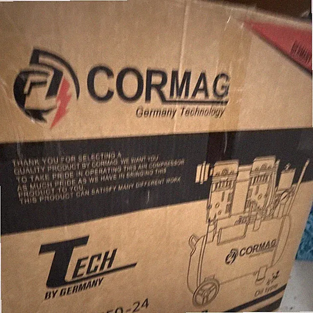 CORMAG OP-550-24 Oil-Free Air Compressor 24L 110V Portable 120L/min Steel